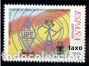 Sellos: Espa&ntilde;a. 3626 Aniversario Uni&oacute;n Radioaficionados Espa&ntilde;oles. 1999. ﻿ Sellos nuevos y numeraci&oacute;n Edifi