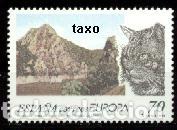 Sellos: Espa&ntilde;a. 3628 Europa-Cept: Parque de Montfrag&uuml;e y gato mont&eacute;s. 1999. ﻿Sellos nuevos y numeraci&oacute;n Ed