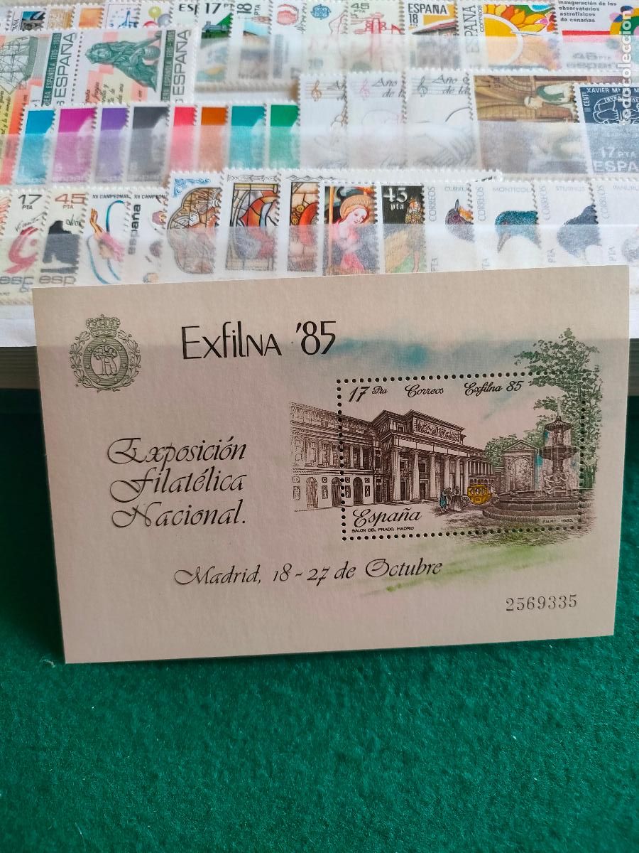 Timbres: A&Ntilde;O 1985 COMPLETO EN NUEVO SIN CHARNELA