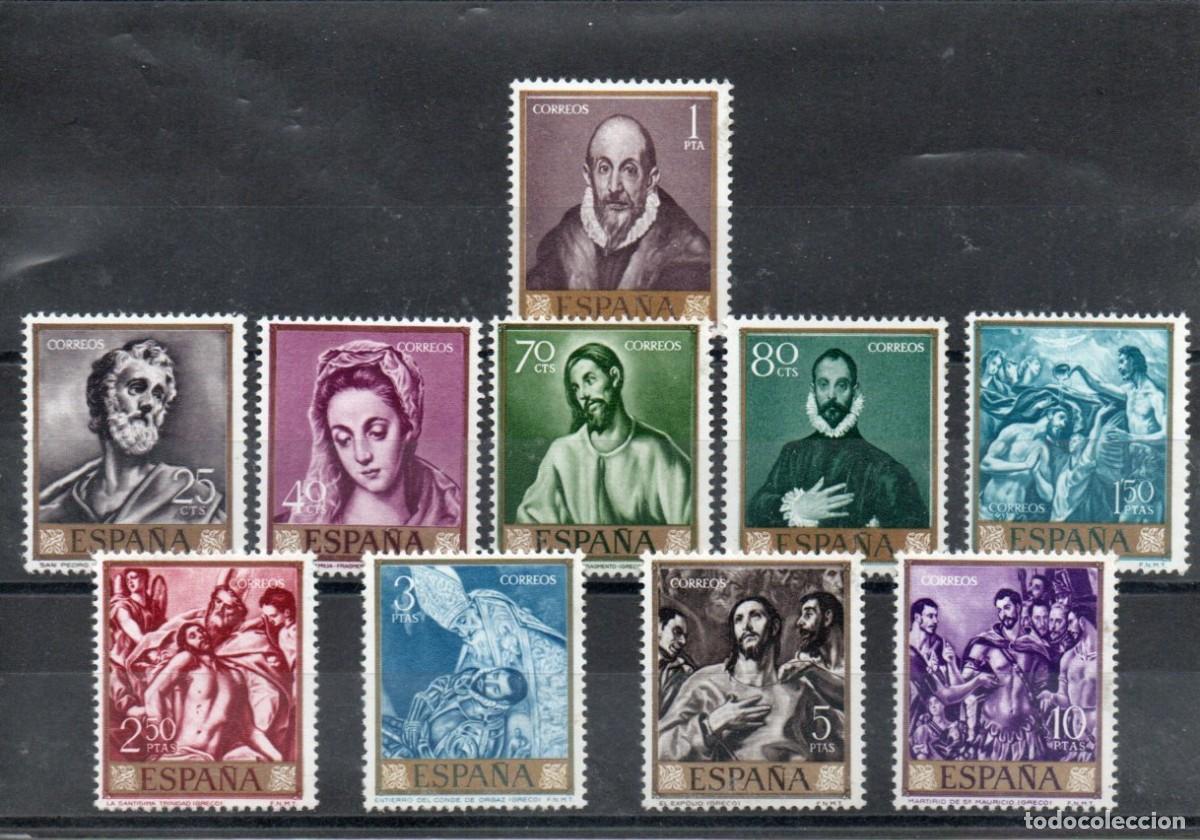 Sellos: ESPA&Ntilde;A. A&Ntilde;O 1961. DOMENICO THEOTOCOPOULOS &rdquo;EL GREGO&rdquo;.