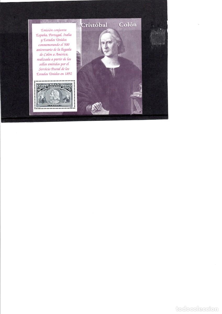 Sellos: 1992, HB, descubrimiento E. 3204
