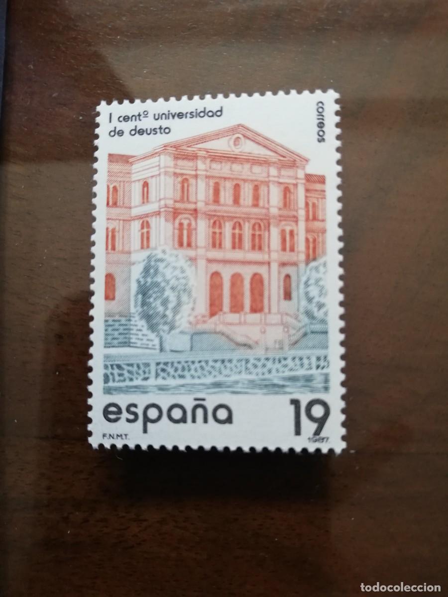 Sellos: ESPA&Ntilde;A 1987 .- 1 CENTENARIO DE LA UNIVERSIDAD DE DEUSTO.- YT 2500