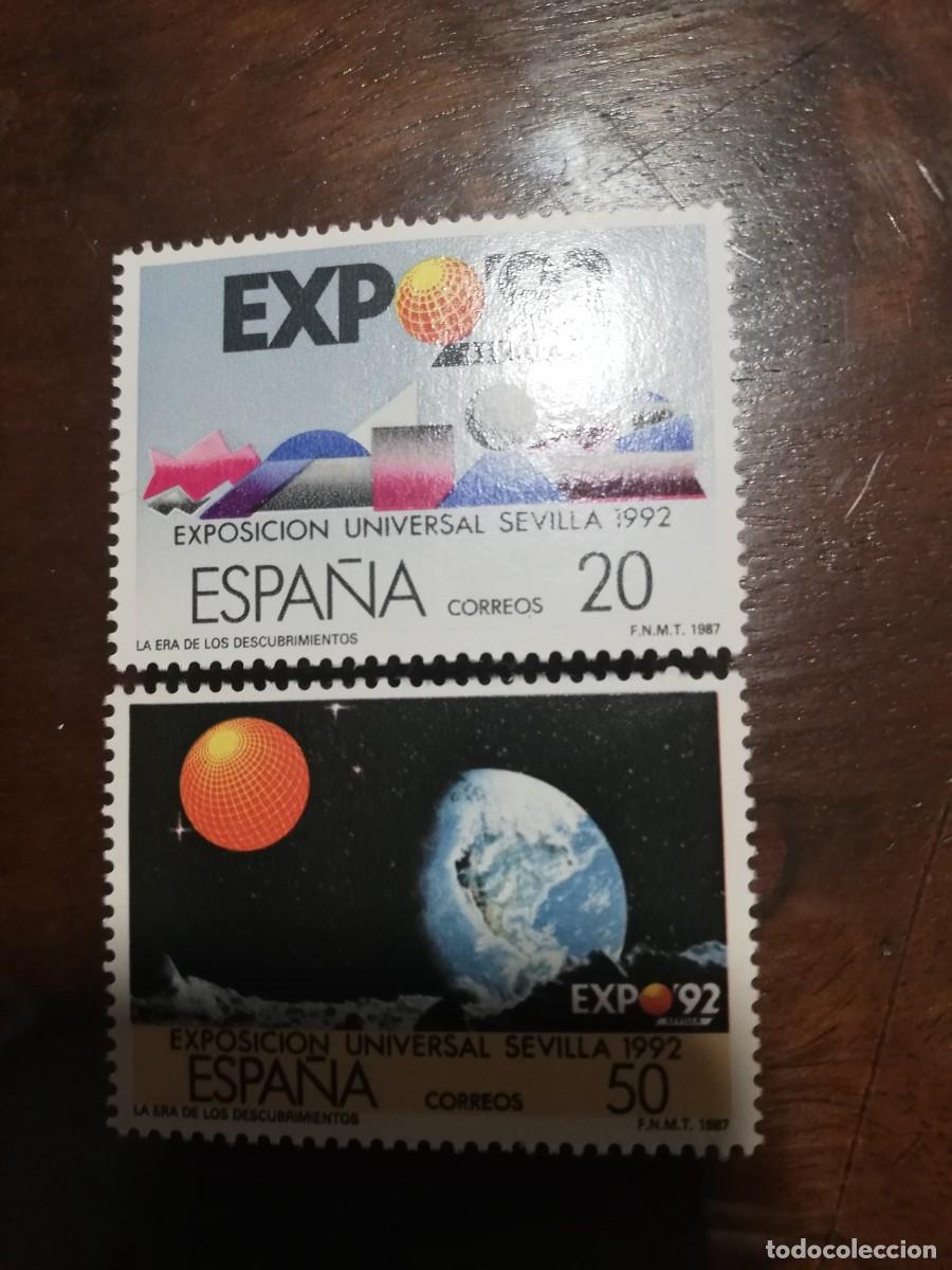 Sellos: ESPA&Ntilde;A A&Ntilde;O 1987.- EXPO 92 (II SERIE)