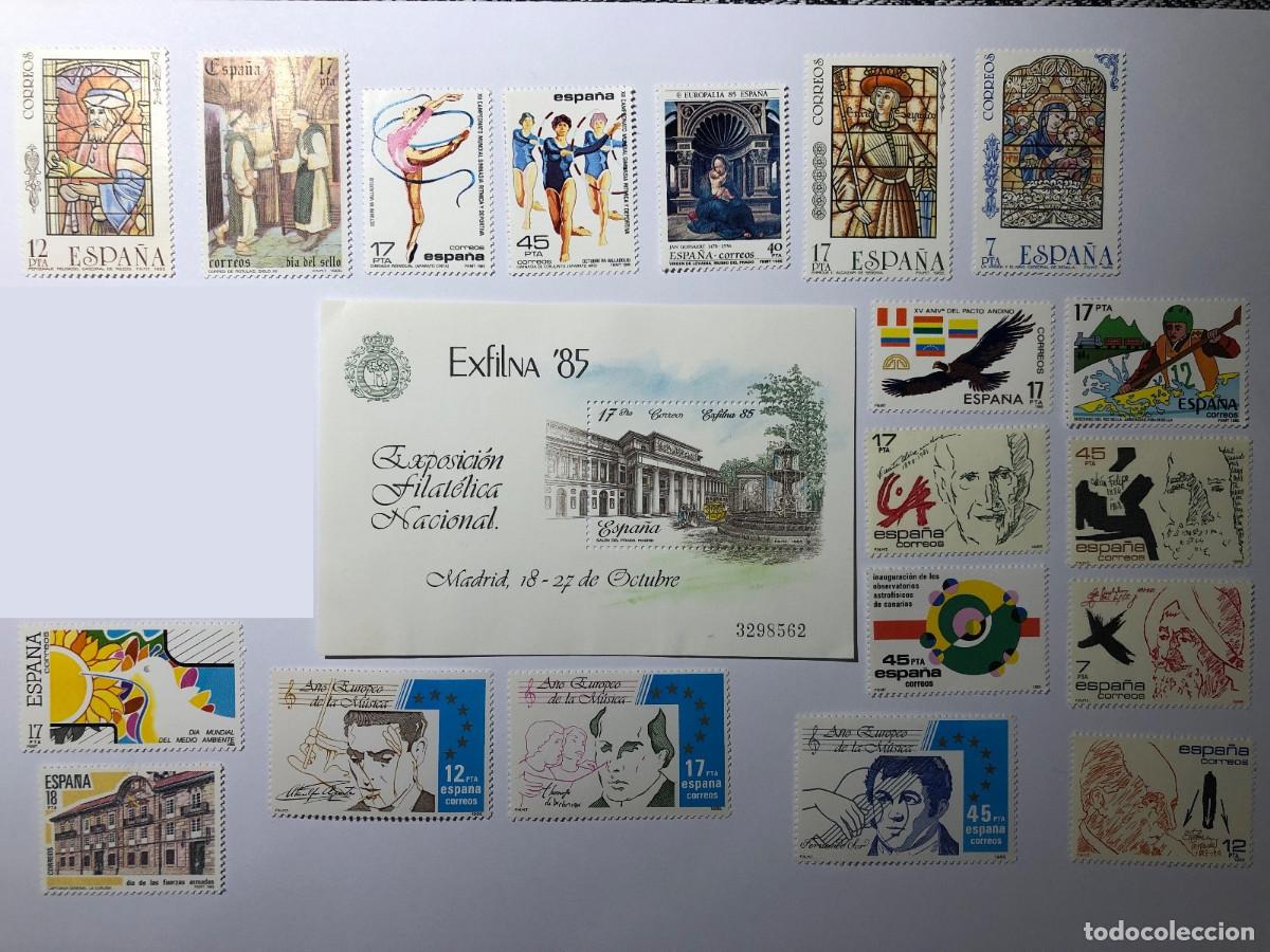 Briefmarken: 20 sellos postales Servicio Filat&eacute;lico de Correos y Tel&eacute;grafos de Espa&ntilde;a a&ntilde;o 1985