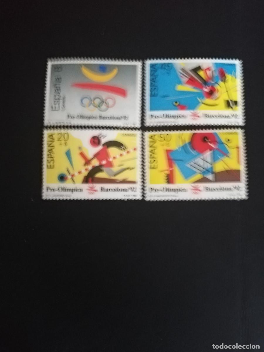 Sellos: ESPA&Ntilde;A A&Ntilde;O 1988.-SERIE PREOLIMPICA I DE LOS JUEGOS OLIMPICOS BARCELONA 92.-YT 2579/82