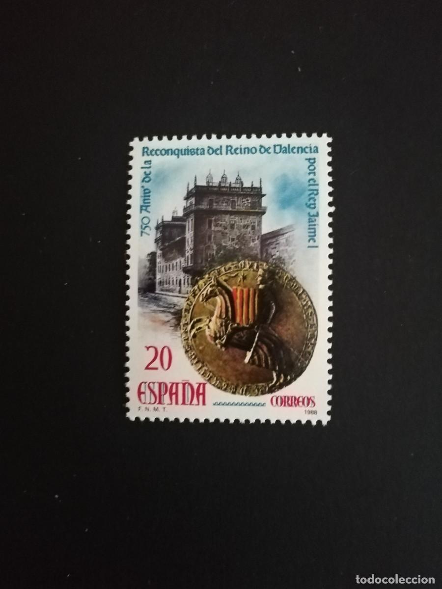 Sellos: ESPA&Ntilde;A A&Ntilde;O 1988.-750 ANIVERSARIO DE LA RECONQUISTA DEL REINO DE VALENCIA POR JAIME I.-YT 2583