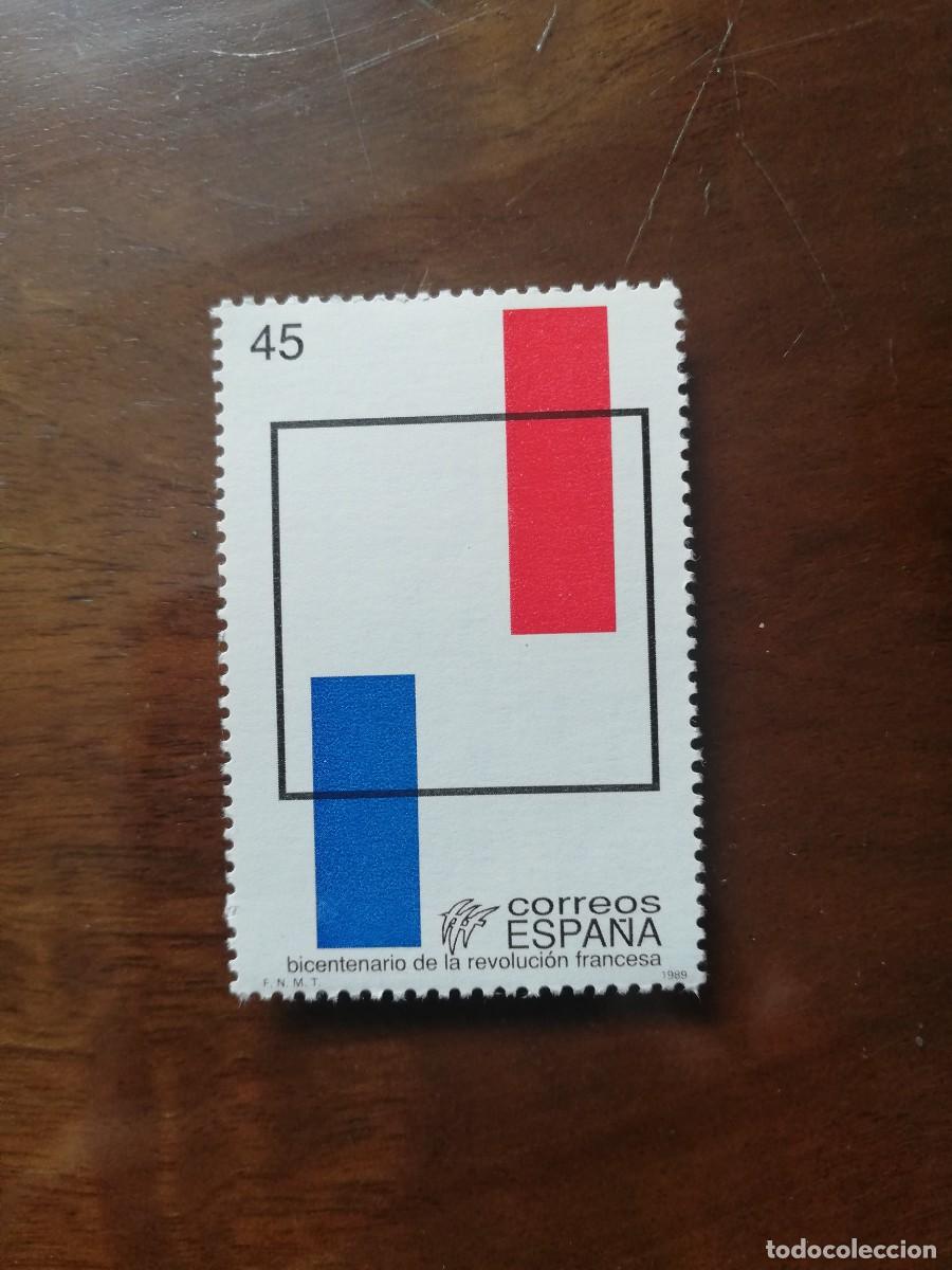Sellos: ESPA&Ntilde;A 1989.- BICENTENARIO DE LA REVOLUCION FRANCESA.- YT 2604