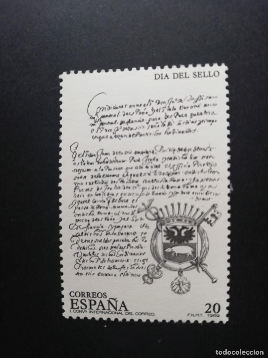 Sellos: ESPA&Ntilde;A 1989.- DIA DEL SELLO.- YT 2615