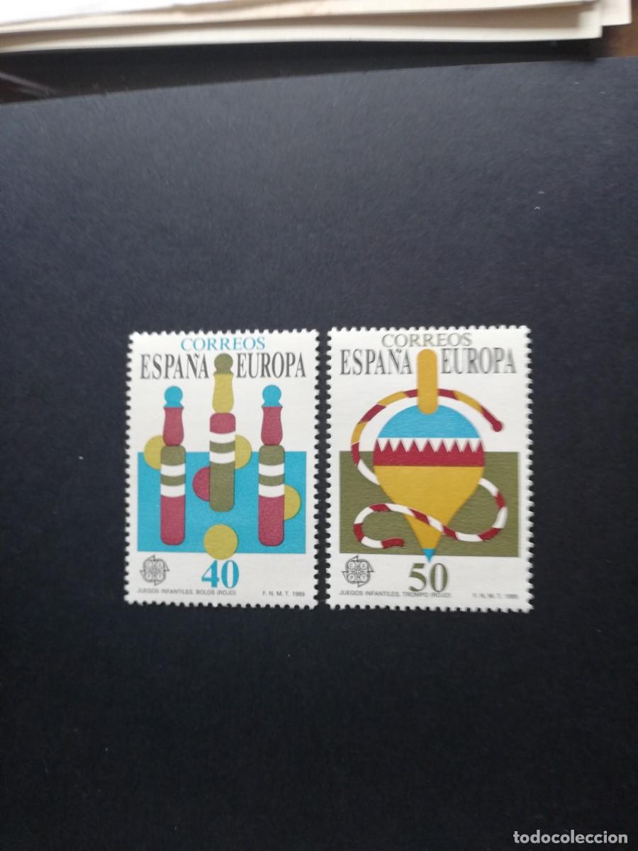 Sellos: ESPA&Ntilde;A 1989.- EUROPA.- YT 2620/21