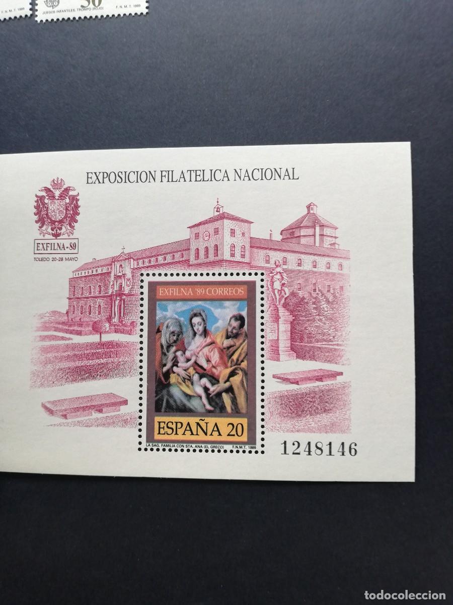 Sellos: ESPA&Ntilde;A 1989.- EXFILNA 89.-YT BF 40