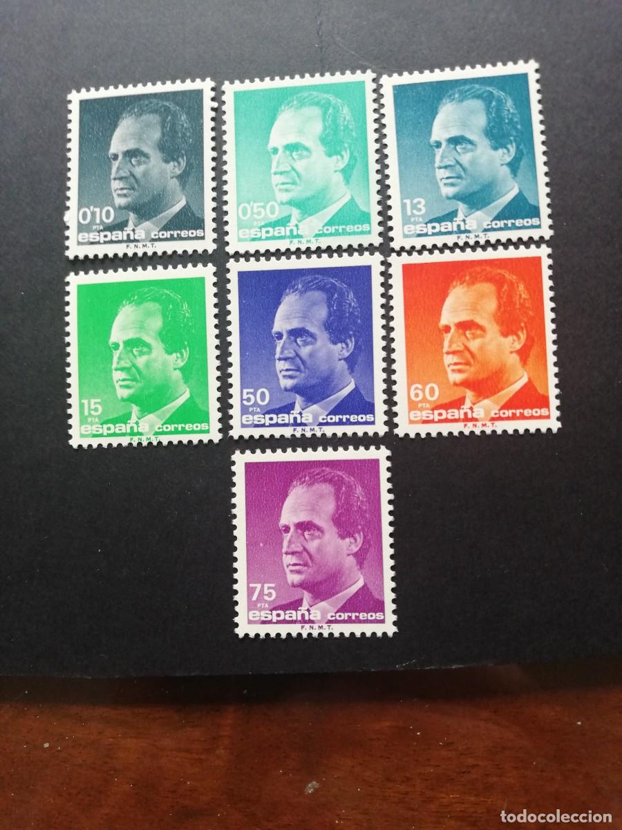 Sellos: ESPA&Ntilde;A 1989.- REY JUAN CARLOS SERIE BASICA.-YT 2616-2617-2618-2623-2624-2625 Y 2626