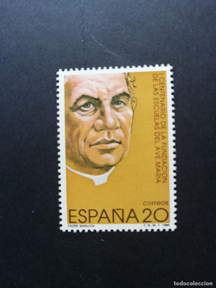 Sellos: ESPA&Ntilde;A 1989.- 1ER CENTENARIO DE LA FUNDACION DE LAS ESCUELAS DEL AVE MARIA.- YT 2643