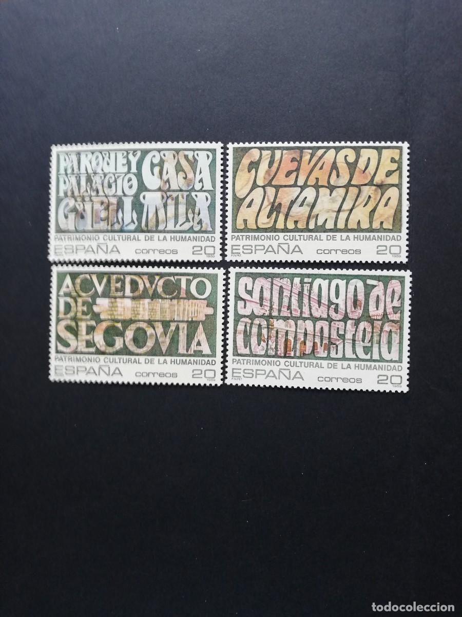 Sellos: ESPA&Ntilde;A 1989.- CIUDADES Y MONUMENTOS ESPA&Ntilde;OLES PATRIMONIO DE LA HUMANIDAD.- YT 2653/56