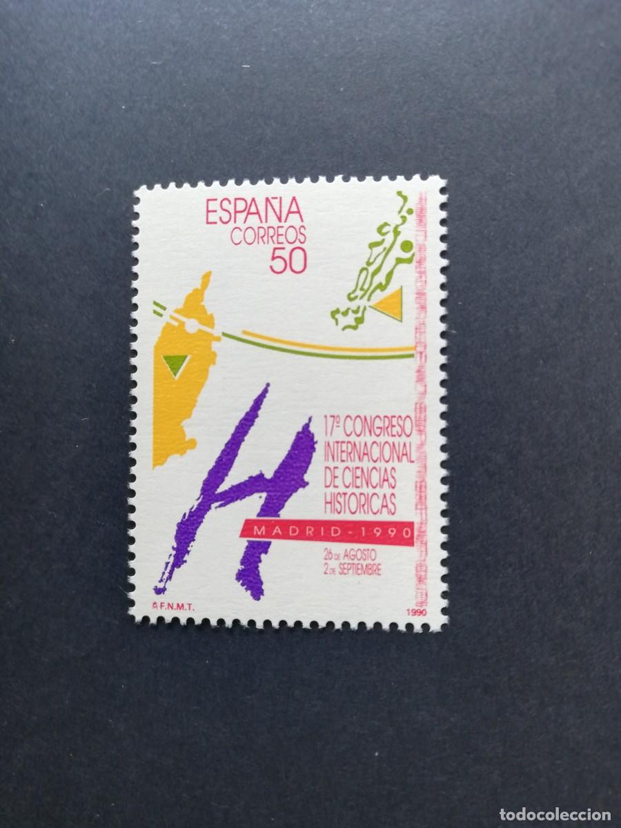 Sellos: ESPA&Ntilde;A 1990.- 17&ordm; CONGRESO INTERNACIONAL DE CIENCIAS HISTORICAS.- YT 2687