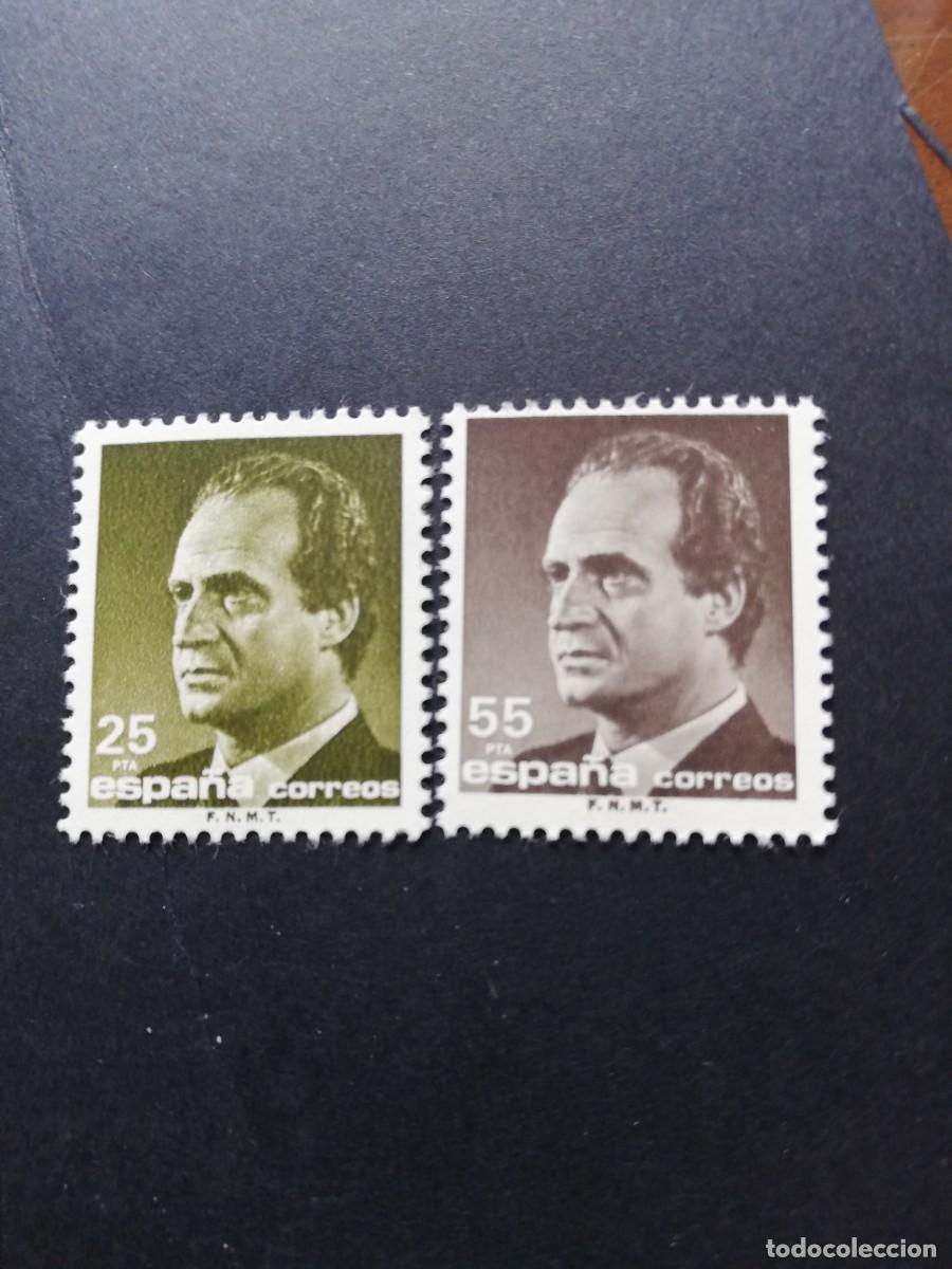 Sellos: ESPA&Ntilde;A 1990.- REY JUAN CARLOS SERIE BASICA.- YT 2708/9