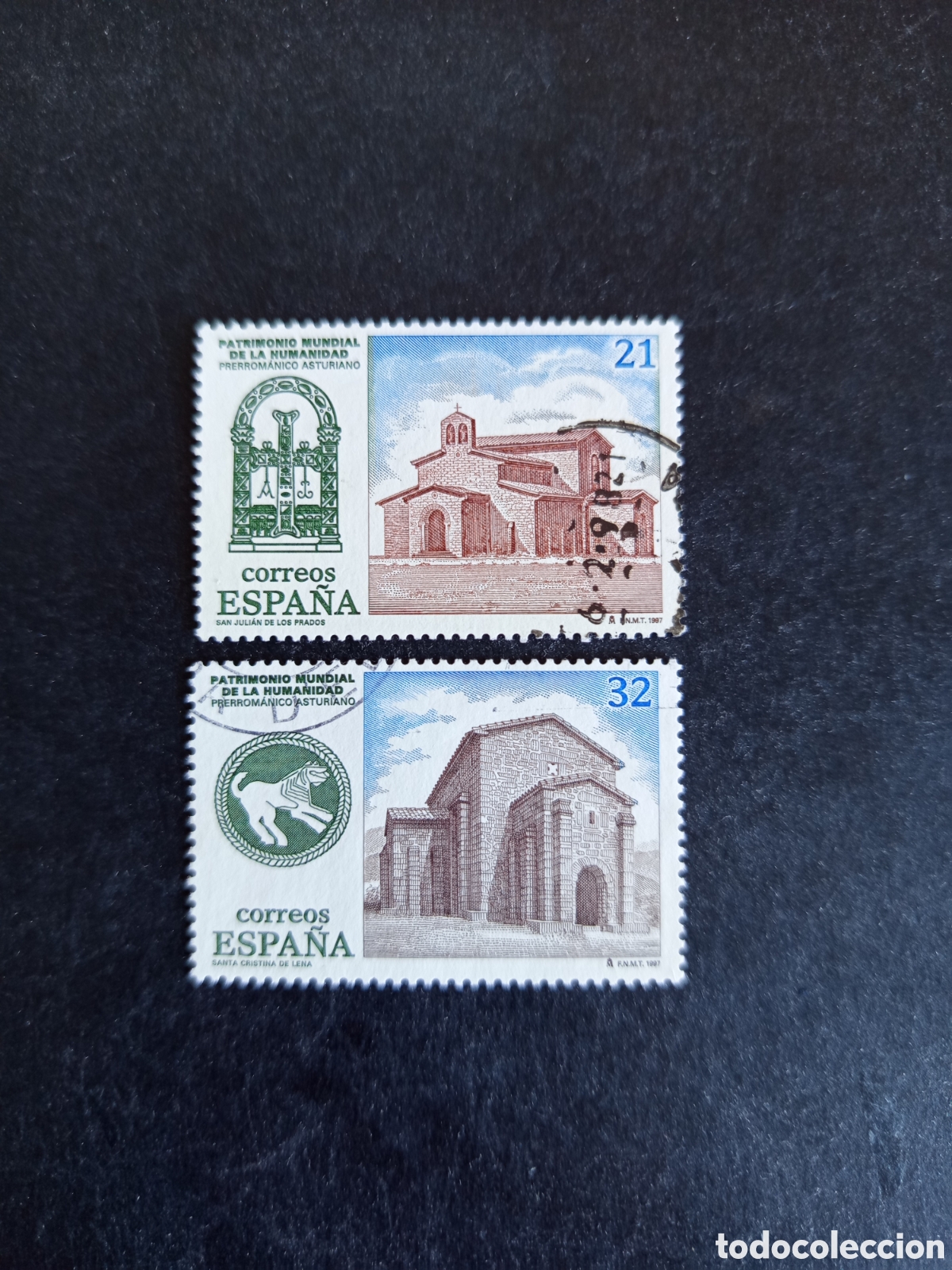 Sellos: Espa&ntilde;a, 1999. Patrimonio Humanidad. Ed. 3662/3. Completa en usado. Pedido m&iacute;nimo 3 &euro;. Ver fotos.
