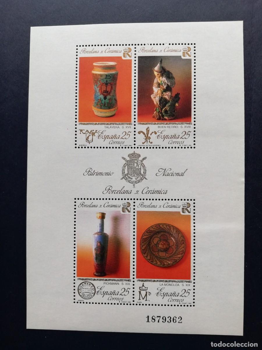Sellos: ESPA&Ntilde;A 1991.- PATRIMONIO NACIONAL.- PORCELANA Y CERAMICA.- YT BF46