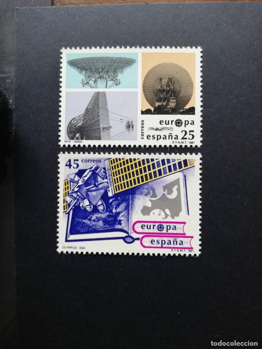 Sellos: ESPA&Ntilde;A 1991.- EUROPA CEPT 1991.- EUROPA ESPACIAL YT 2721/22