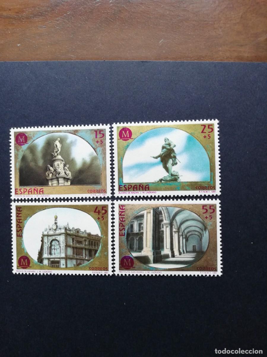 Sellos: ESPA&Ntilde;A 1991.-MADRID CAPITAL EUROPEA DE LA CULTURA YT 2731/34