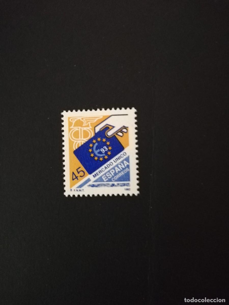 Sellos: ESPA&Ntilde;A 1992.- MERCADO UNICO.- YT 2822