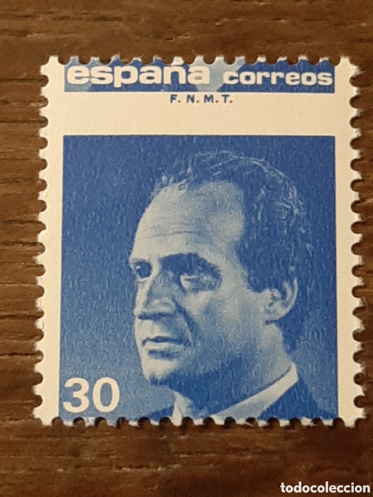 Sellos: ERROR por desplazamiento de dentado. S. M. Don Juan Carlos I. A&ntilde;o 1987.