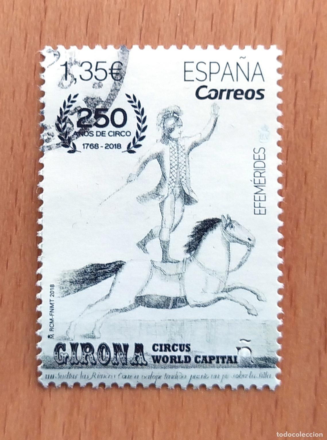Sellos: 250 a&ntilde;os de circo 2018 (5208)