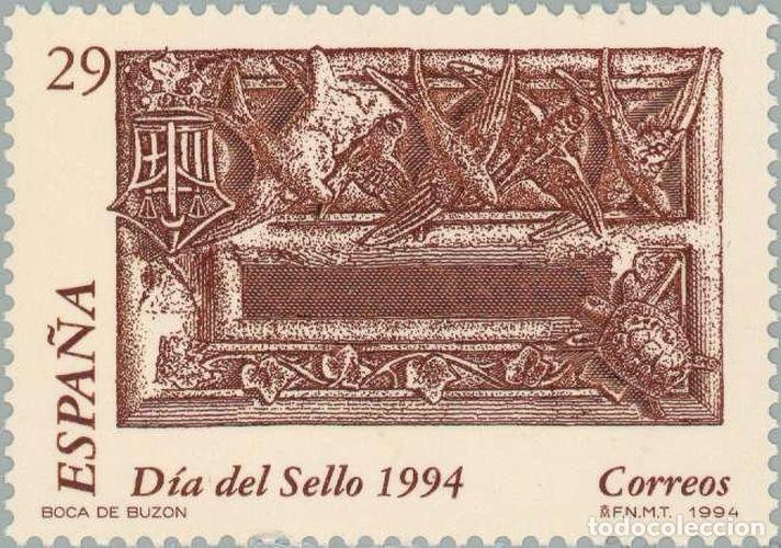 Sellos: Espa&ntilde;a 1994 Edifil 3287 Sello ** Dia del Sello Buz&oacute;nes Buz&oacute;n de los Letrados Barcelona Michel 3148
