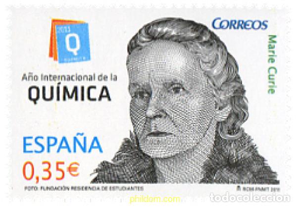 Sellos: 260883 MNH ESPA&Ntilde;A 2011 A&Ntilde;O INTERNACIONAL DE LA QUIMICA
