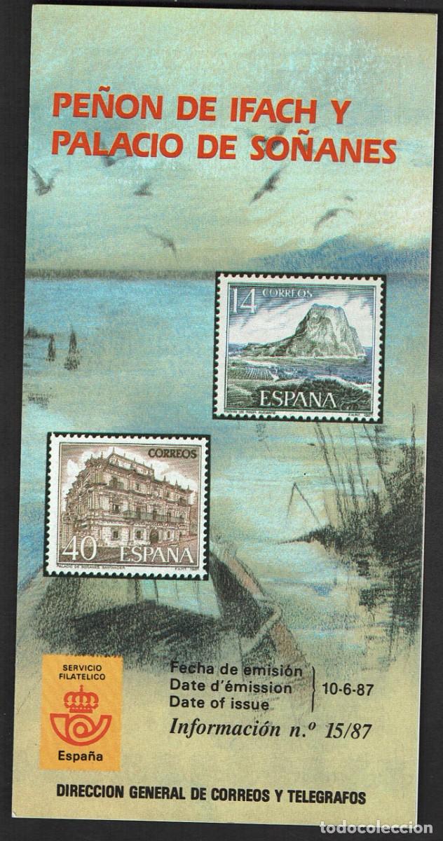 Sellos: FOLLETO EMISION SELLOS 10-6-87