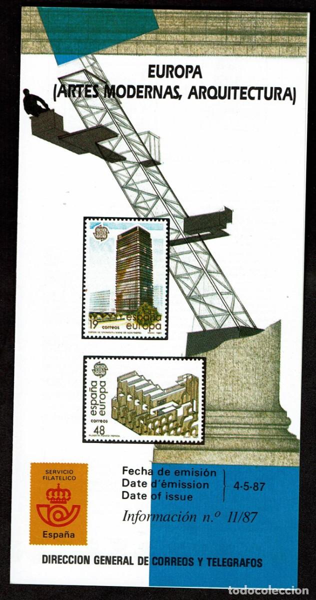 Sellos: FOLLETO EMISION SELLOS 4-5-87