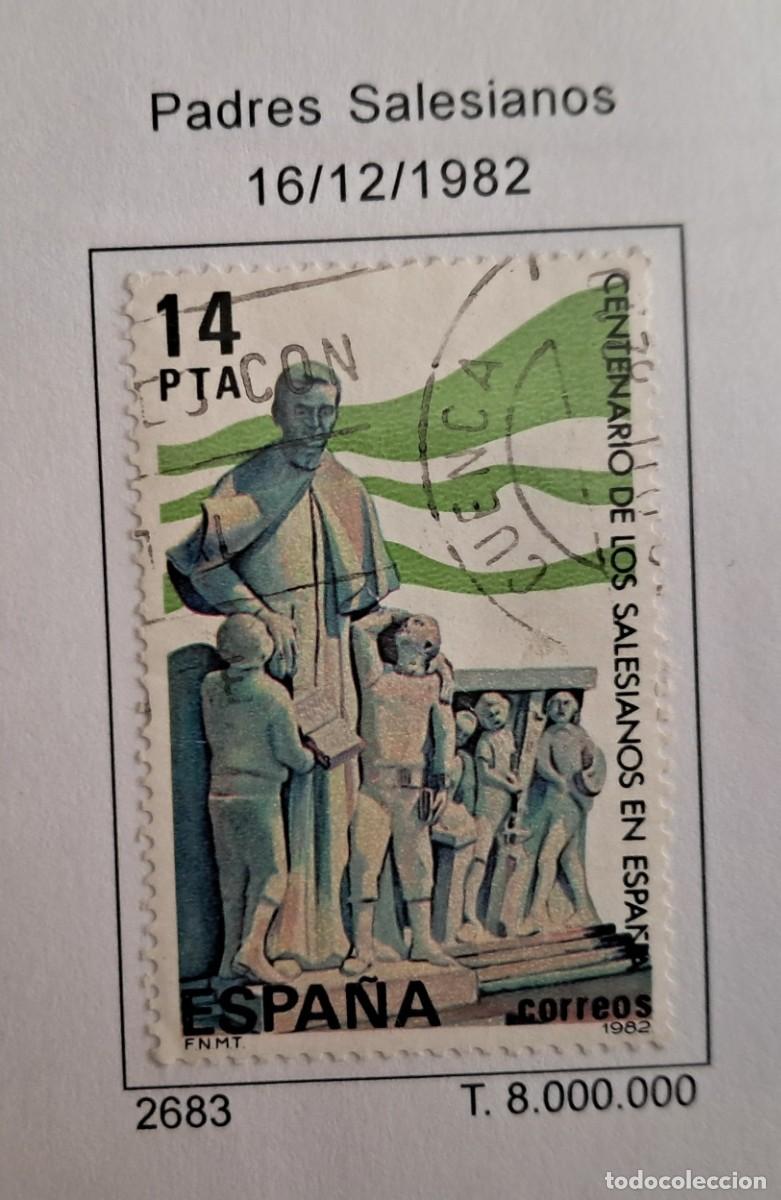 Sellos: sello de Espa&ntilde;a usado, padres Salesianos, edifil 2683, a&ntilde;o 1982.