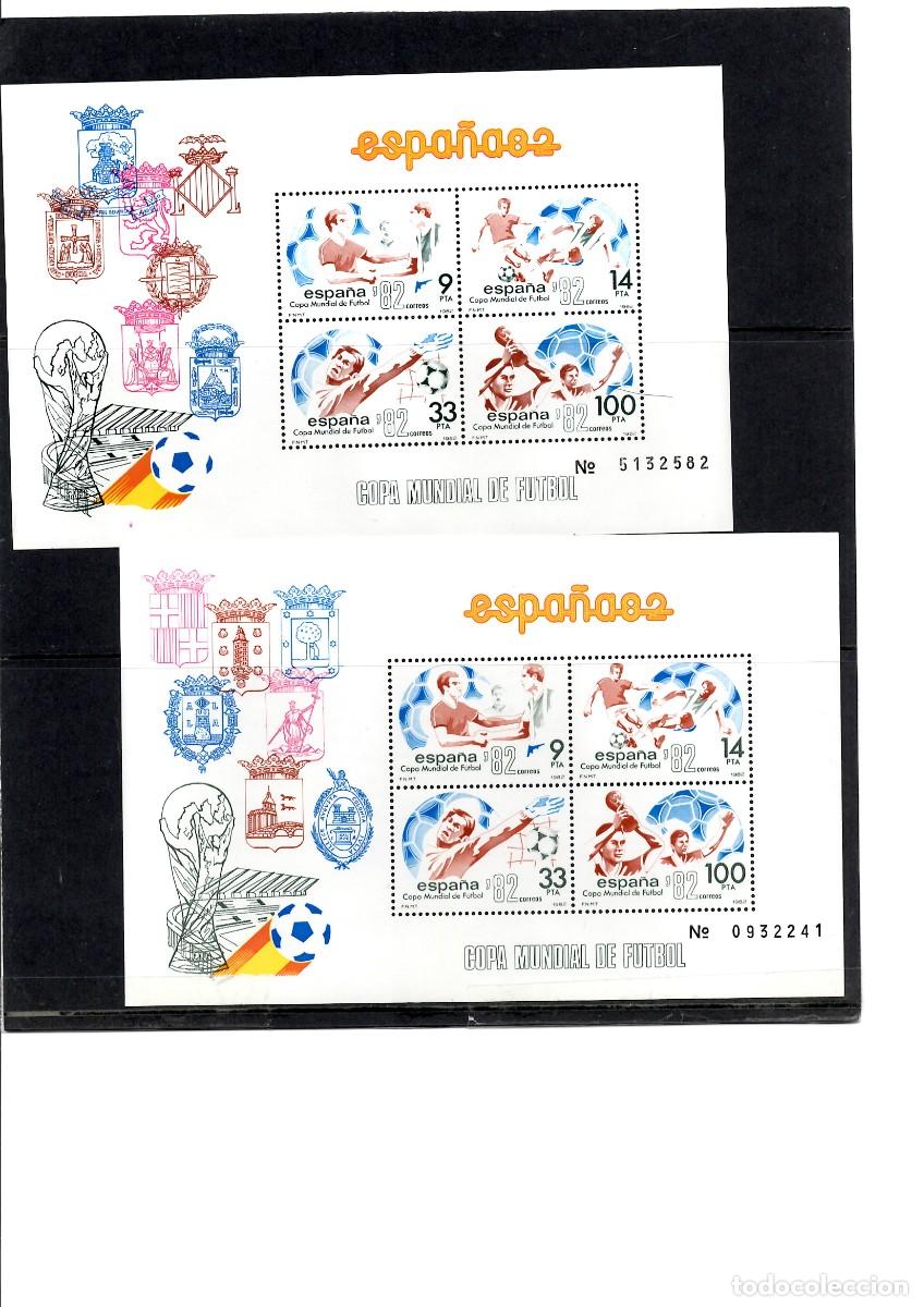 Sellos: Espa&ntilde;a, HB Mundial 82 nuevas,