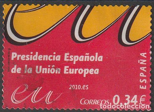 Sellos: Espa&ntilde;a 2010 Edifil 4547 Sello &ordm; Presidencia Espa&ntilde;ola de la Union Europea Michel 4487 Yvert 4192