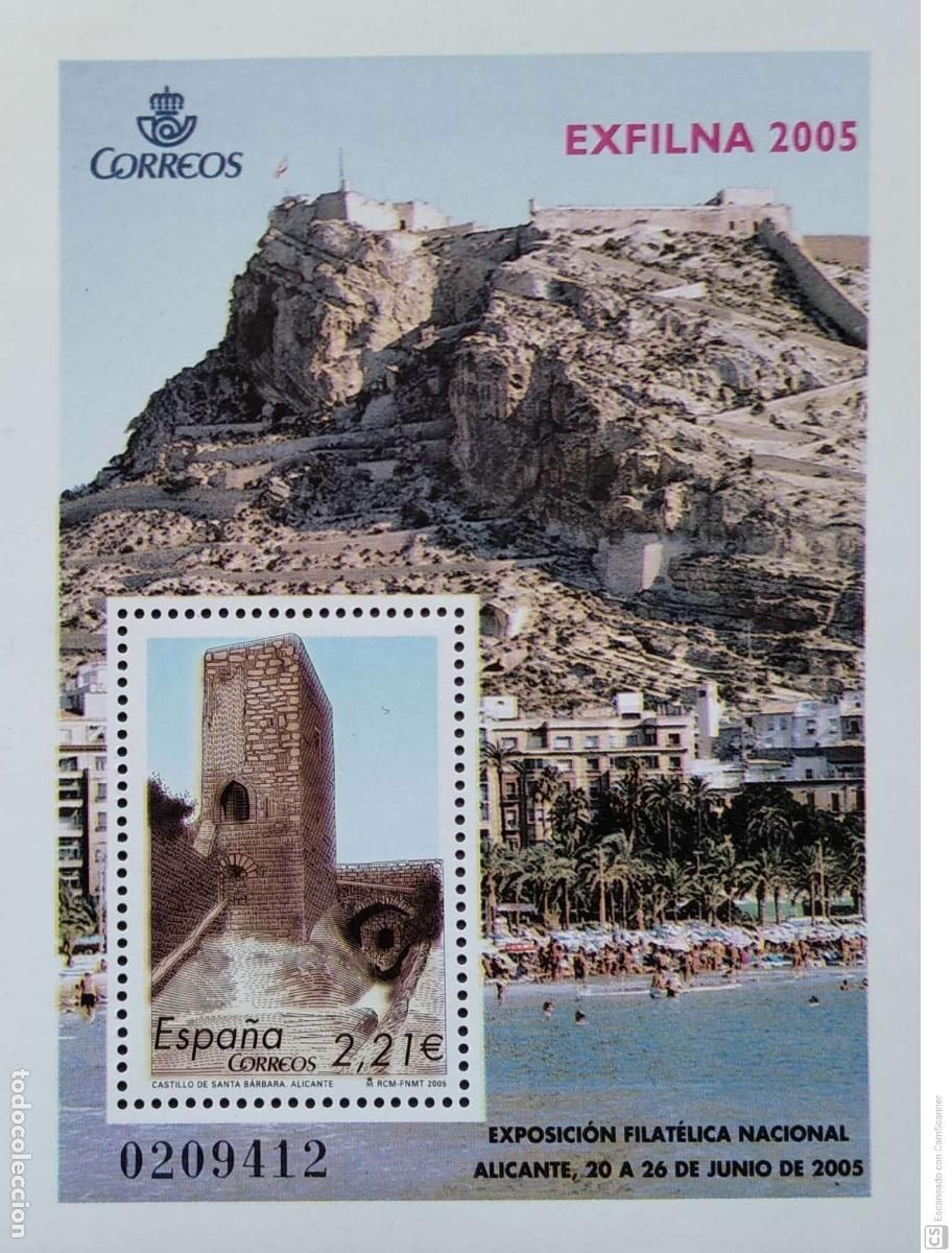 Sellos: Espa&ntilde;a. 4169 HB Exfilna: Alicante. 2005. Oferta bajo facial.