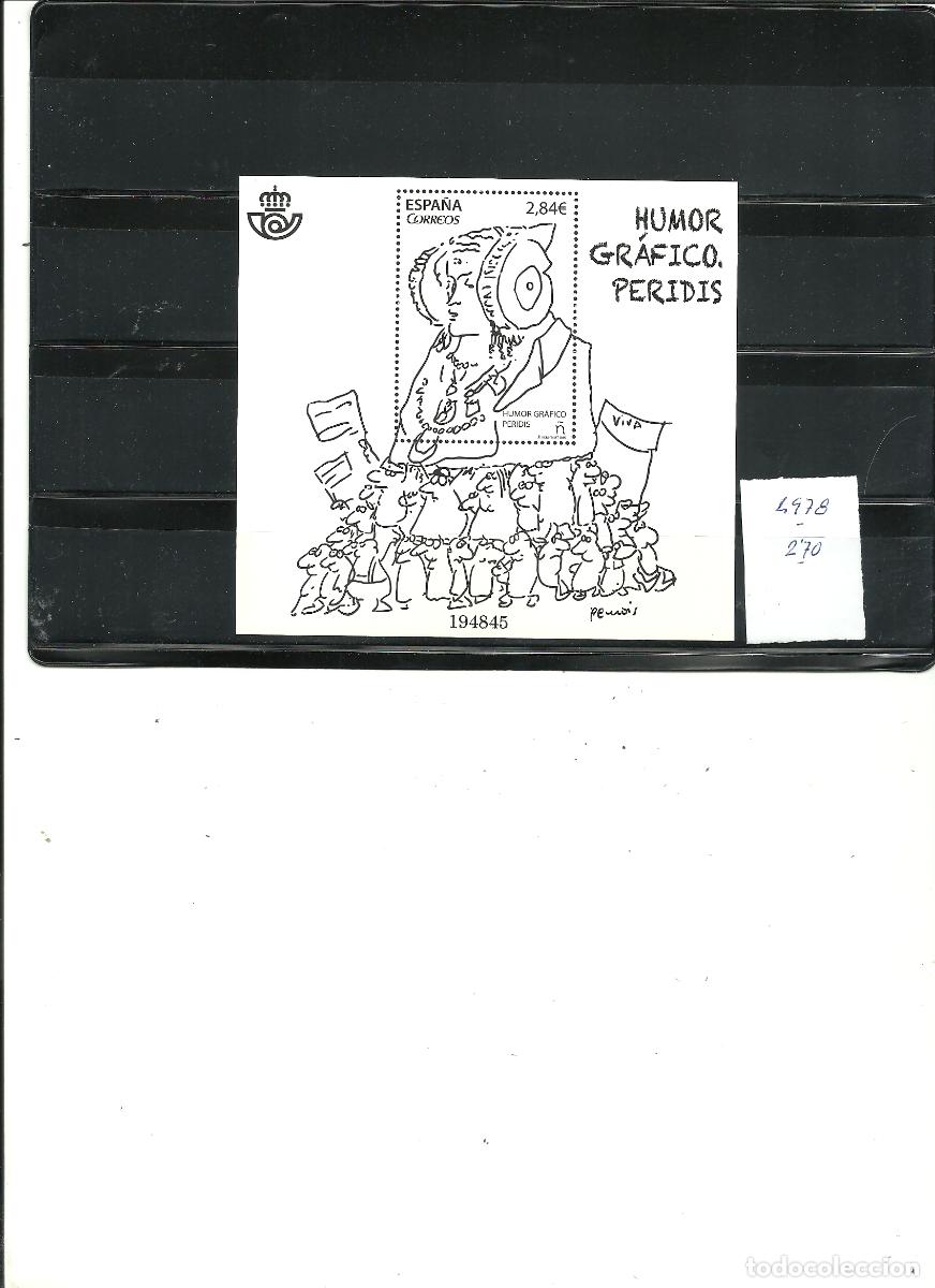 Sellos: Espa&ntilde;a HB 4978 Humor Gr&agrave;fico Peridis Valor bajo facial (seg&uacute;n foto)