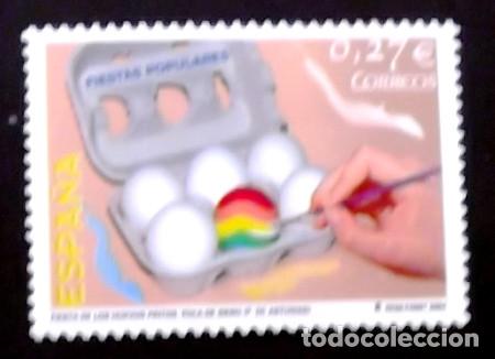 Sellos: 4075, SERIE NUEVA SIN CH. FIESTAS ASTURIAS.