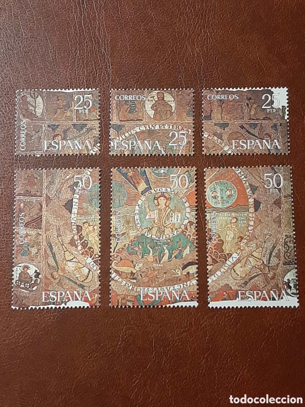 Sellos: Tapiz de la Creaci&oacute;n. Edifil SH 2591A/2591F. A&ntilde;o 1980.