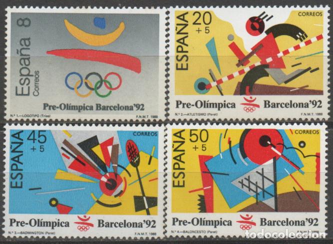Sellos: EDIFIL 2963/6, OLIMPIADA DE BARCELONA 92, NUEVO ***