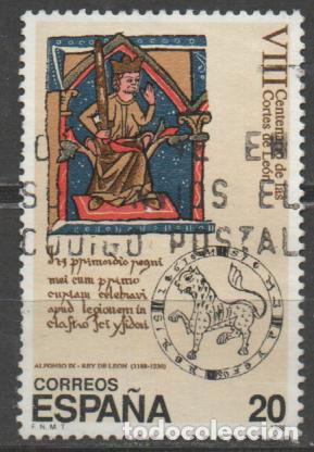 Sellos: EDIFIL 2961, VIII CENGTENARIO DE LAS PRIMERAS CORTES DE LEON, USADO