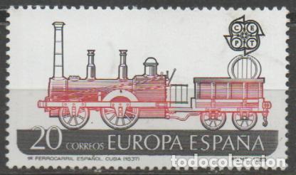 Sellos: EDIFIL 2949. EUROPA 1988, PRIMER FERROCARRIL ESPA&Ntilde;OL EN CUBA, USADO