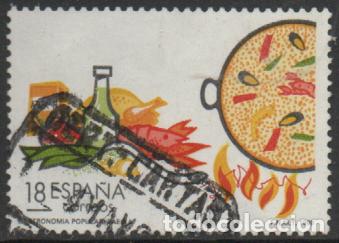 Sellos: EDIFIL 2935, Gastronomia: paella valenciana, usado