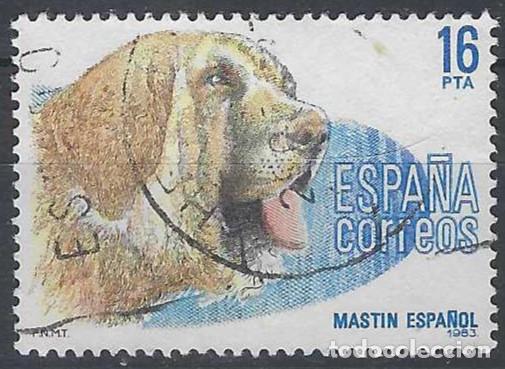 Sellos: ESPA&Ntilde;A 1983 - FAUNA, PERROS DE RAZA ESPA&Ntilde;OLA, MAST&Iacute;N ESPA&Ntilde;OL - USADO