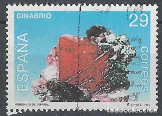 Sellos: ESPA&Ntilde;A 1994 - MINERALES, CINABRIO - USADO