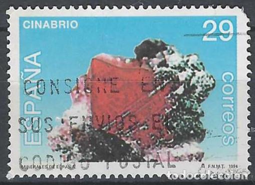Sellos: ESPA&Ntilde;A 1994 - MINERALES, CINABRIO - USADO