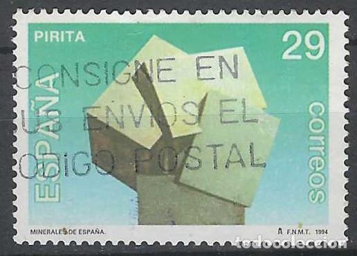 Sellos: ESPA&Ntilde;A 1994 - MINERALES, PIRITA - USADO