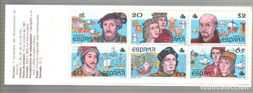Sellos: EDIFIL 2919 C, 5&ordm; centenario descubrimiento de Am&eacute;rica, carnet completo NUEVO **