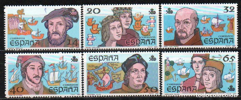 Sellos: EDIFIL 2919/24, 5&ordm; centenario descubrimiento de Am&eacute;rica, NUEVO ** SERIE COMPLETA