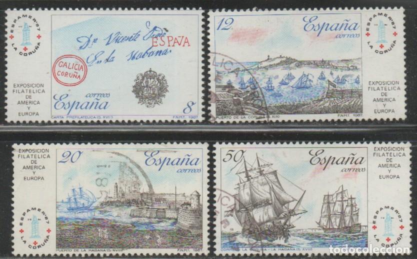 Sellos: EDIFIL SH 2916 A/D, ESPAMER'87, USADO SERIE COMPLETA