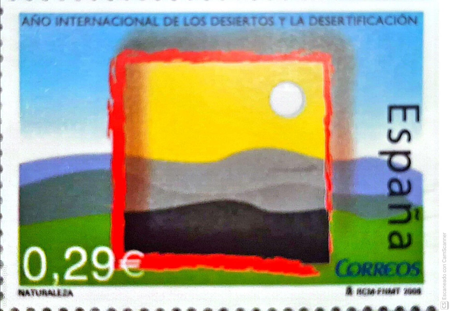 Sellos: Espa&ntilde;a. 4222 A&ntilde;o Internacional desiertos. 2006. Oferta bajo facial.