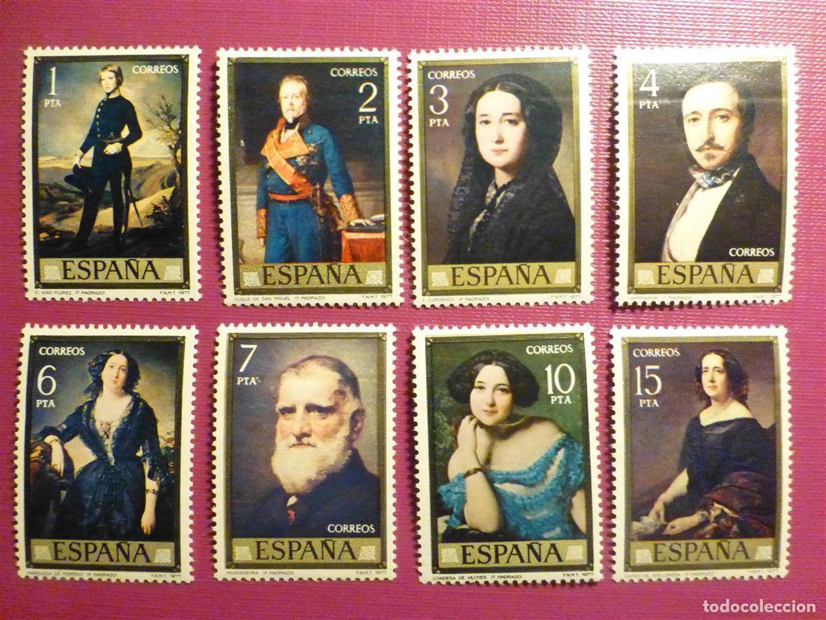 Sellos: Sello Estado Espa&ntilde;ol - Edifil 2429 al 2439 - Serie Completa 8 valores - Federico Madrazo - A&ntilde;o 1977